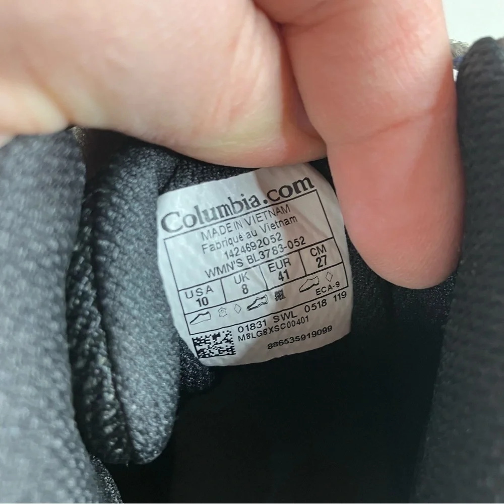 Columbia Women’s Newton Ridge Plus Waterproof‎ Hiking Shoes Size 10